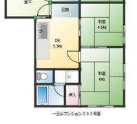 一王山マンションの間取り画像