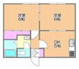 コーポ中井A棟の間取り画像