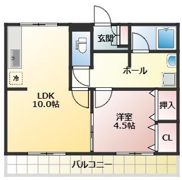 サンハイツ京田の間取り画像