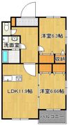 ブランルージュ桜の間取り画像
