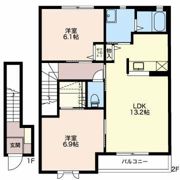 シャルマン小杉の間取り画像