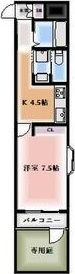 都マンションの間取り画像