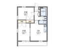 レオパレス鹿子木AREAⅠの間取り画像