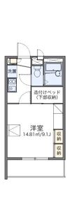 レオパレス多田3の間取り画像
