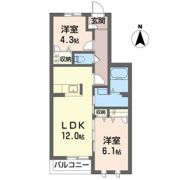 リブメゾン南方の間取り画像