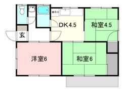 ひばりが丘 尾崎一戸建の間取り画像
