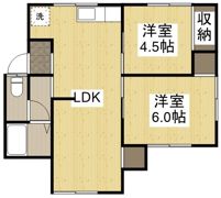 西田コーポの間取り画像