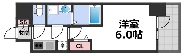 S-RESIDENCE高井田beletaの間取り画像