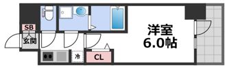 S-RESIDENCE高井田beletaの間取り画像