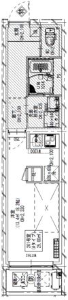 GENOVIA大森町Ⅱの間取り画像