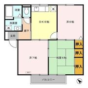 セジュール小林の間取り画像