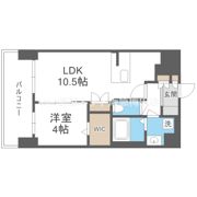 ミラージュパレス新梅田Cielo（シエロ）の間取り画像