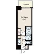 S-RESIDENCE難波大国町dominaの間取り画像