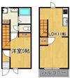 ウィズキャット三萩野の間取り画像