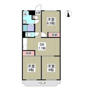 風見鶏グランドハイツⅡの間取り画像