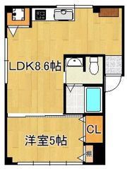 木町ハイツの間取り画像