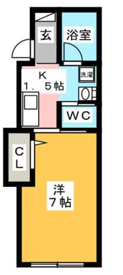 マーメゾンの間取り画像