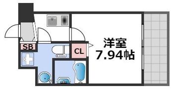 セレニテ難波西の間取り画像