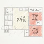 D porta annexの間取り画像