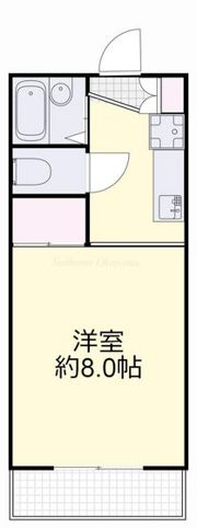 クイーンコーポの間取り画像