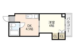 シンプルライフエミの間取り画像