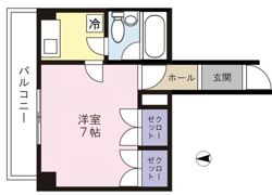 宝田ビル 201-3F号室の間取り画像