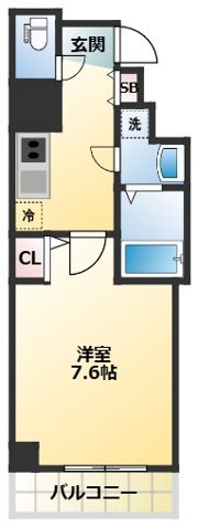 グランシャリオ西尾久の間取り画像