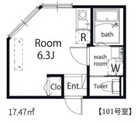 TocA新柴又の間取り画像
