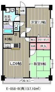 アウラ10（E－058）の間取り画像