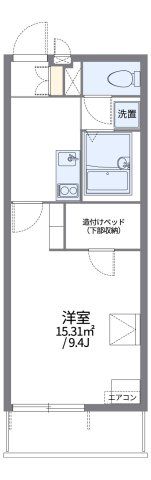 レオパレス壇の間取り画像