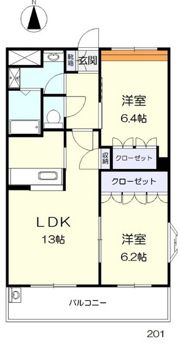 ガーデンヒルズの間取り画像