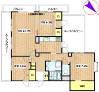 パリエンテの間取り画像