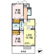 ラ メール B棟の間取り画像