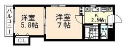 ジョイナス西新庄の間取り画像