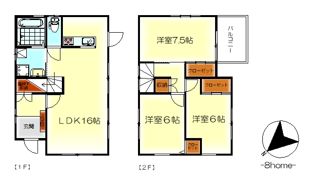 焼山政畝3丁目7番戸建Ⅱの間取り画像