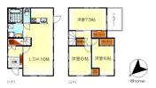 焼山政畝3丁目7番戸建Ⅱの間取り画像