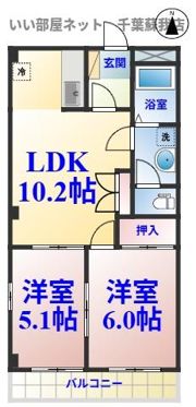クレストール蘇我の間取り画像