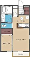 サンビレッジ画図東ABCD Dの間取り画像