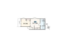 MELDIA蒔田の間取り画像