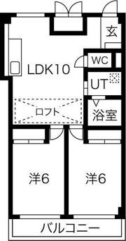 アパートメント膳所の間取り画像