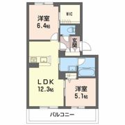 シャーメゾンアルタミラ府中の間取り画像