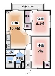 グランシャリオの間取り画像