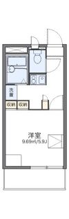 レオパレスカサベルテの間取り画像