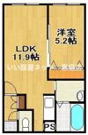 PERFECT PARTNER RESIDENCE B棟の間取り画像