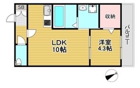 フォルモント須磨の間取り画像
