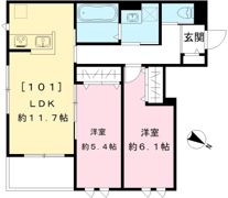 プレシャスコート鷺宮の間取り画像