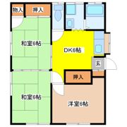 菊惣コーポの間取り画像
