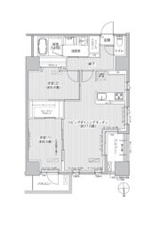 グランシャルール武蔵境の間取り画像