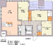 S-RESIDENCE千種belvia TOWERの間取り画像