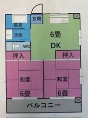 ララトップ本山Bの間取り画像